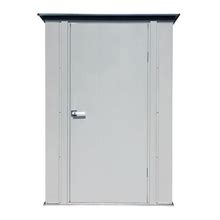 Shelterlogic Spacemaker 4 ft. X 3 ft. Galvanized Steel Vertical Pent Storage Shed Without Floor Kit