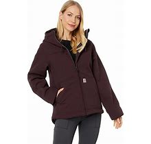 Carhartt Super Dux Relaxed Fit Sherpa Lined Jacket Women's Clothing Blackberry : XL