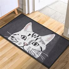 Nihome Cat Style Indoor Doormat Entryway Mat, Non Slip Entrance Mat Outdoor Door Mat, Entrance Rug For Front Door, Absorbent, Dirt Resist,