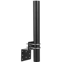 Shwcell Antenna Pole Mount For Outdoor, 14 Inch Antenna Mast Pole With Double U-Bolts, Universal Pole Mount Bracket For Signal Booster, Easy Installat