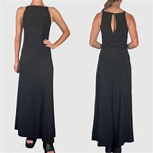 Vintage 90S Black Dress, 1990S Formal Maxi Slip Dress