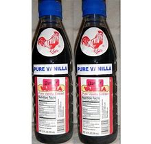 2 X Danncy Dark Pure Mexican Vanilla Extract From Mexico 12Oz Each 2 Plastic Lot