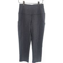 The North Face Pants & Jumpsuits | The North Face Athletic Capri M Womens Heathered Grey Pull On Skinny Leg | Color: Gray | Size: M