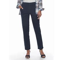 Women's Croft & Barrow® Elastic Waist Pull-On Jeans, Size: XXL, Blue