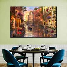 Red Barrel Studio® Romantic Sunset In Venice Canvas Print On Canvas Print Plastic | 51 H X 34 W X 1.25 D In | Wayfair D8ae9f5e7d923abaea90230f30639f76