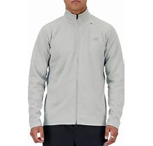 New Balance Men's Tech Knit Full-Zip Jacket, Small, Athletic Grey