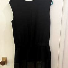 Vince Dresses | Vince Sleeveless Leather Dress | Color: Black | Size: S