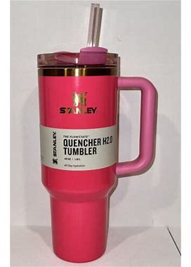 Stanley Flowstate Quencher H2.0 Tumbler 40 Oz Pink Parade Hot Pink