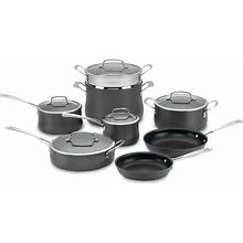Cuisinart Contour Hard Anodized 13-Piece Cookware Set - Black