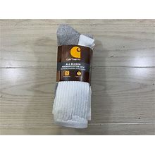 Carhartt 3-Pack All Season Premium Cotton Sock, Men's Size XL, NEW MSRP $14.99