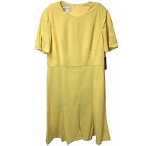 Donna Morgan Women's Split Sleeve Fit & Flare Dress (Size 2)