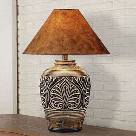 Brown Desert Sand 28 3/4" High Handcrafted Southwest Table Lamp - Style 3N717