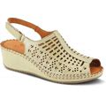 Spring Step Bohemianish Wedge Sandal | Women's | Light Olive Green | Size EU 42 / US 10.5-11 | Sandals | Ankle Strap