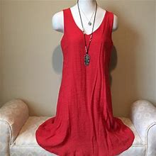 Luxology Dresses | Euc Beautiful Coral Dress W/Crocheted Back Detail | Color: Red | Size: 6