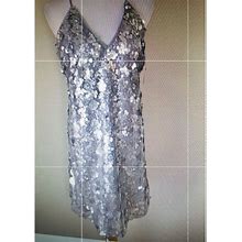 Lucy Paris Sequin Dress | Color: Silver | Size: L