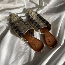 Cydwoq Womens Vintage Slides Sandals Woven Sz 37 Rare. Never Worn. | Color: Tan | Size: 7