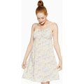 So® Simple Babydoll Dress Ivory Floral Women's Jr Sz L Msrp$36