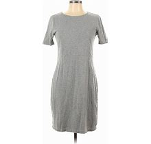 J.Crew Casual Dress: Gray Dresses - Women's Size 10