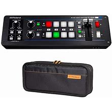 Roland V-1SDI 4-Channel HD Video Switcher With Roland CB-BV1 Carry Bag For V-1SDI Video Switcher Bundle