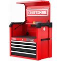 Craftsman S2000 26 in. 4 Drawer Steel Tool Chest 24.7 in. H X 16 in. D