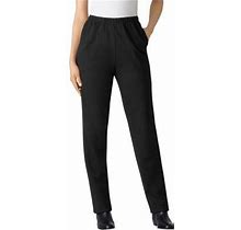 Plus Size Women's Straight Leg Ponte Knit Pant By Woman Within In Black (Size 38 WP)