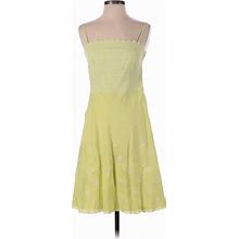Ann Taylor Casual Dress - A-Line: Green Dresses - Women's Size 2 Petite