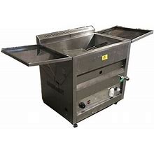 Cooler Depot 60000 BTU Commercial Gas Fryers, Stainless Steel | 31 H X 39.5 W X 24 D In | Wayfair 10Fddf2614bfe5d2078613841f926cee