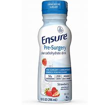 Ensure Pre-Surgery Clear Carbohydrate Drink Oral Supplement Strawberry 10 Oz. Bottle Abbott 65044, 12 Ct