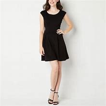 By&By Juniors Fit + Flare Dress | Black | Juniors Small | Dresses Fit + Flare Dresses | Spring Fashion