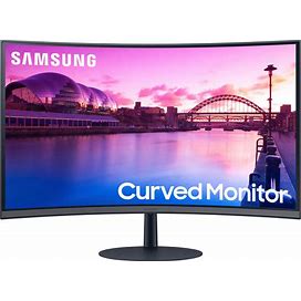 Samsung - 27" S39C Series 1000R Curved FHD Freesync Monitor (Displayport, HDMI) - Black