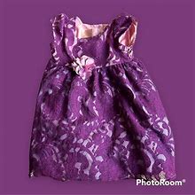 Laura Ashley Dresses | 5/$20 Laura Ashley Special Occasion Dress | Color: Pink/Purple | Size: 18Mb