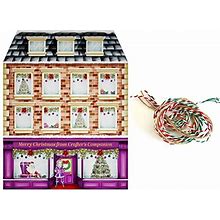 Crafter's Companion 2022 Advent Calendar Kit Plus 6 Yards Of Carnora Holiday Twine