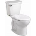 American Standard Cadet 1.6 GPF Round Two-Piece Toilet, Metal In White | Wayfair 0F32bb1fcb12cecf5366802d9c8f7866