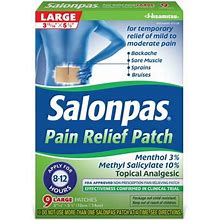 Salonpas Pain Relief Patch - Joint And Muscle Pain Relief (Pack Of 14)