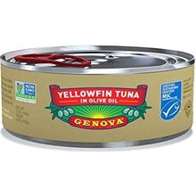 Genova Yellowfin Tuna In Pure Olive Oil, 5 Ounce Pack Of 24
