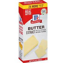 Mccormick Butter Extract With Other Natural Flavors, 2 Fl Oz