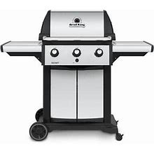 Broil King Propane Gas Grill 3-Burner Heavy-Duty Cast Iron Stainless