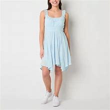 Arizona Sleeveless Babydoll Dress Juniors | Blue | Juniors Medium | Dresses Babydoll Dresses | Easter Fashion