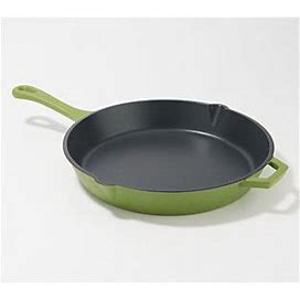 Zakarian By Dash 12" Colored Cast-Iron Skillet ,Green