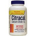 Citracal Calcium Citrate + D3 Petites Vitamin | 200 Tabs