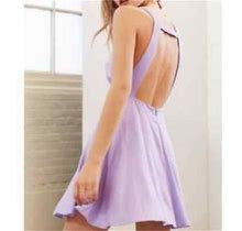 Urban Outfitters Lilac Purple Babydoll Flare Mini Dress 0 Xs
