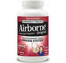 Airborne Berry Chewable Tablets 1000Mg Of Vitamin C - Immune Support