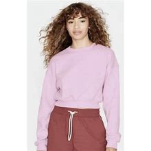 Wild Fable Pastel Lilac Cropped 90S Y2k Beach Sweatshirt Medium
