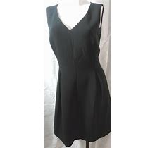 ISAAC MIZRAHI For Target Womens Sleeveless Pleated Black Dress Size S