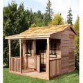 Cedarshed Bunkhouse 12 ft. W X 12 ft. D Western Red Cedar Wood Storage Shed In Brown | 117 H X 144 W X 144 D In | Wayfair BK1212