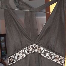 My Michelle Dresses | My Michelle Black Silver Sequin Beaded Dress Sz S | Color: Black/Silver | Size: S