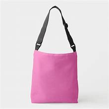 Neon Hot Pink Solid Color | Classic Crossbody Bag