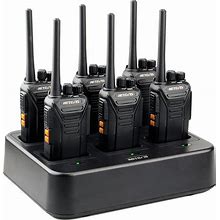 Retevis RT27 Walkie Talkies For Adults, Heavy Duty Two Way Radios, VOX Hands Free, Local Alarm, Rugged 2 Way Radio (6 Pack) With Six-Way Charger,