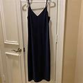 J. Crew Dresses | Jcrew Satin Slip Dress Size 00 But Fits Up To Size 4! Brand New | Color: Blue | Size: 00