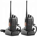 2Pcs Baofeng BF-888S 5W Two-Ways Radio UHF Handheld Walkie Talkie 16 Channels